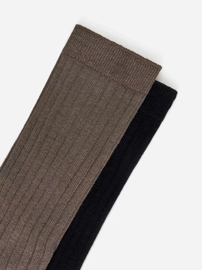 2er-Set Socken aus Seidenmischung 2er-Set Socken aus Seidenmischung