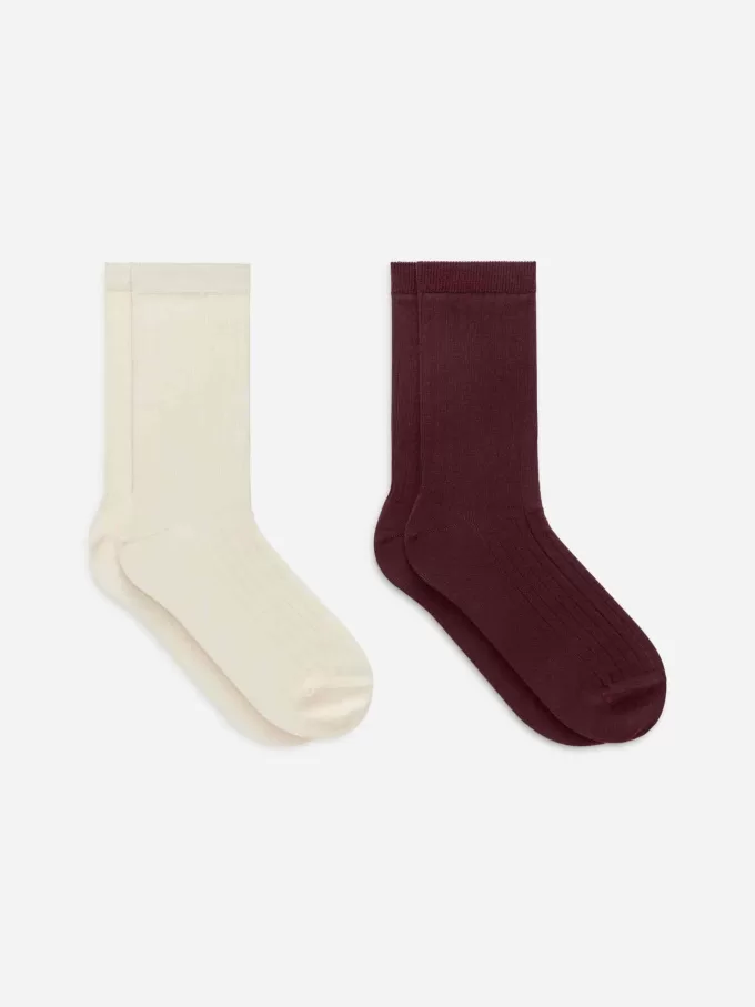 2er-Set Socken aus Seidenmischung 2er-Set Socken aus Seidenmischung
