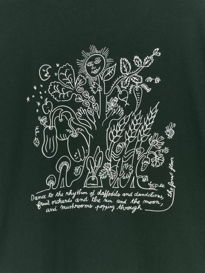 ARKET CAFÉ bedrucktes T-Shirt