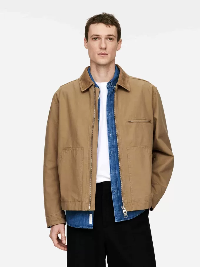 Baumwoll-Canvas-Jacke Baumwoll-Canvas-Jacke