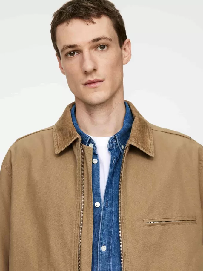 Baumwoll-Canvas-Jacke Baumwoll-Canvas-Jacke