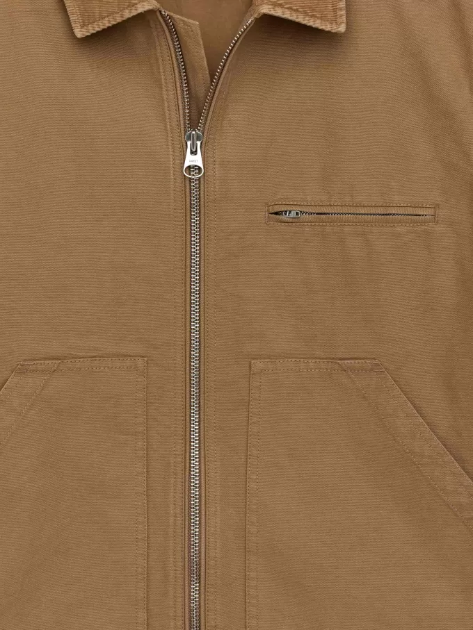 Baumwoll-Canvas-Jacke Baumwoll-Canvas-Jacke