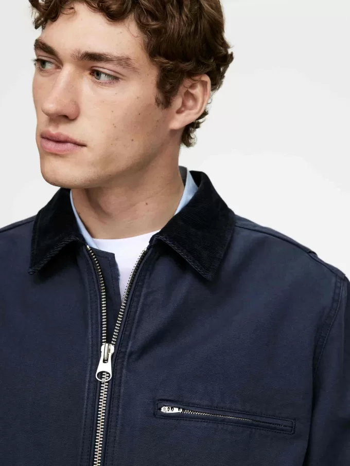 Baumwoll-Canvas-Jacke