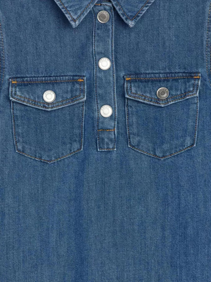 Baumwoll-Jeanskleid Baumwoll-Jeanskleid