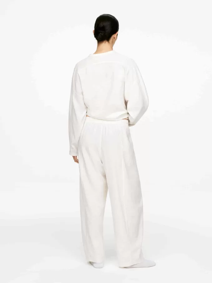 Baumwoll-Leinen-Hose