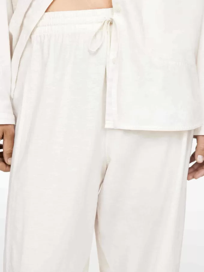 Baumwoll-Leinen-Hose