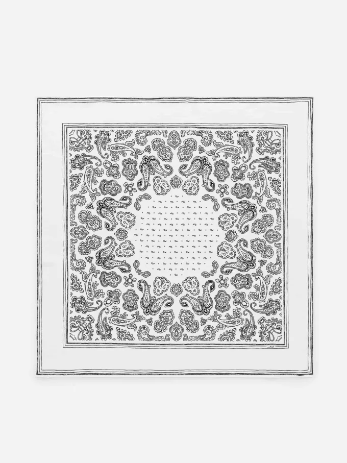 Bedruckter Seidenschal