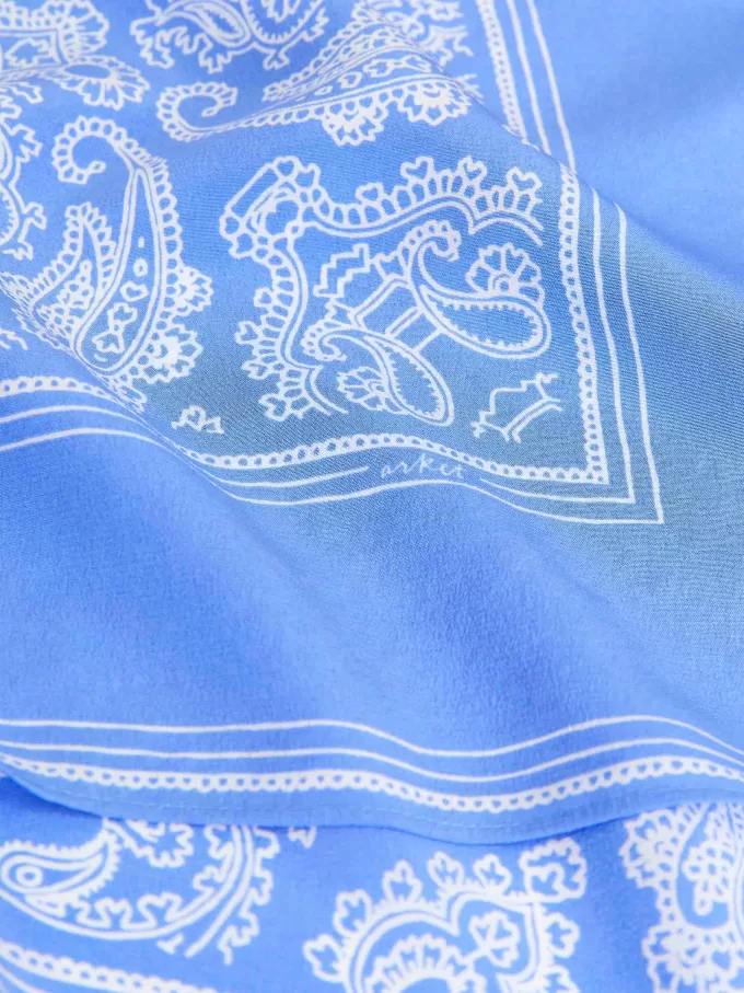 Bedruckter Seidenschal