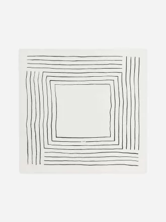 Bedruckter Seidenschal