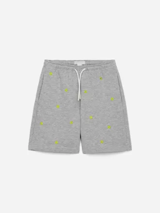 Bestickte Sweatshorts