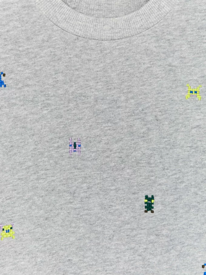 Besticktes Sweatshirt