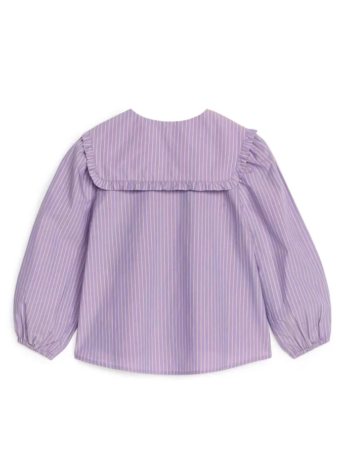 Bluse mit Rüschenkragen