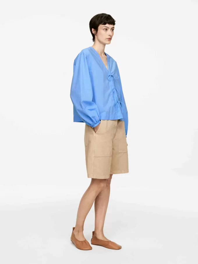 Bluse zum Binden vorn Bluse zum Binden vorn