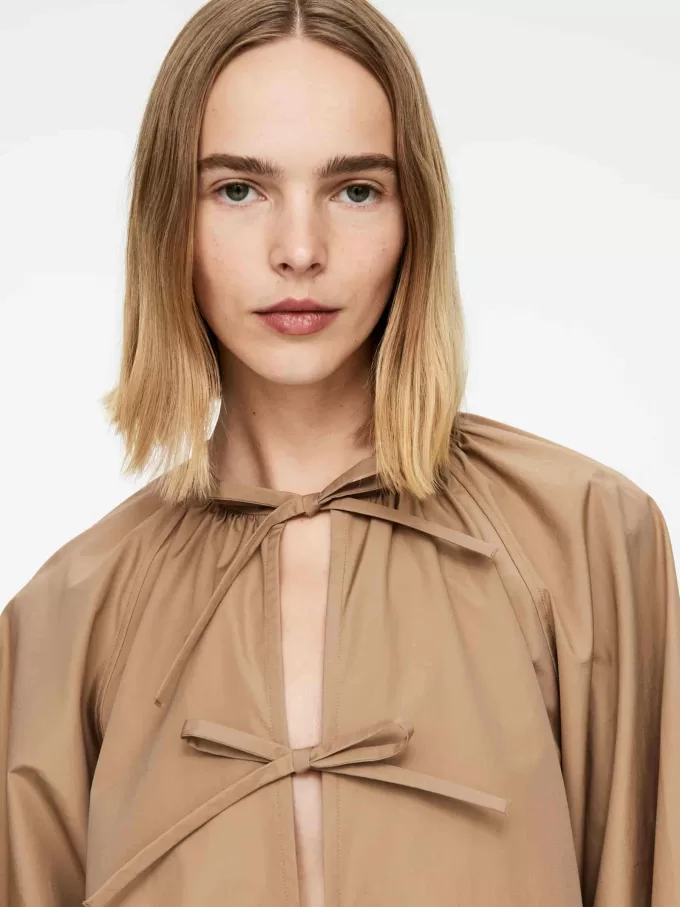 Bluse zum Binden vorne