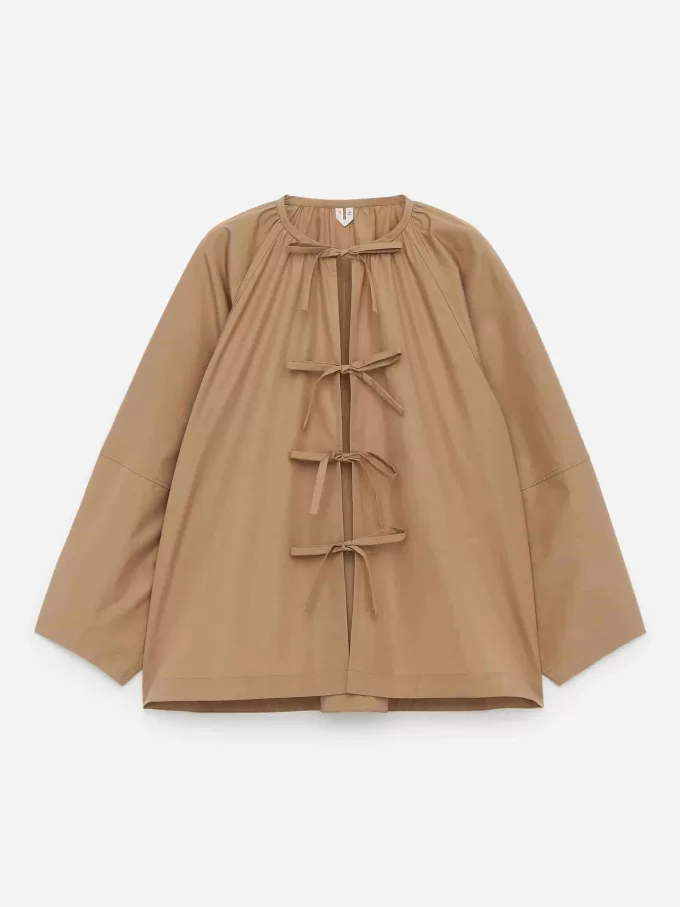 Bluse zum Binden vorne