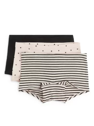 Boxershorts aus Baumwolljersey im 3er-Set