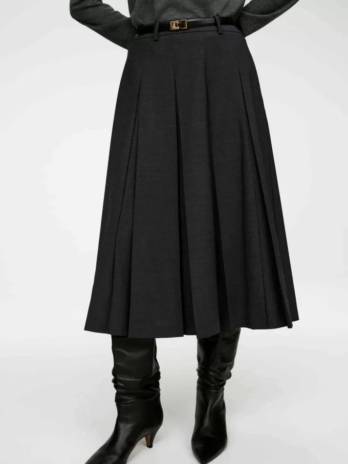 Faltenrock aus Wollmischung Faltenrock aus Wollmischung
