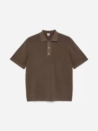 Feinstrick-Poloshirt