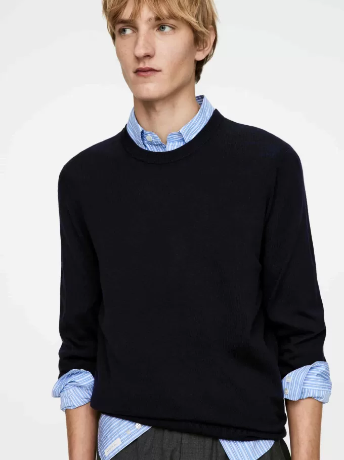 Feinstrickpullover aus Merinowolle Feinstrickpullover aus Merinowolle