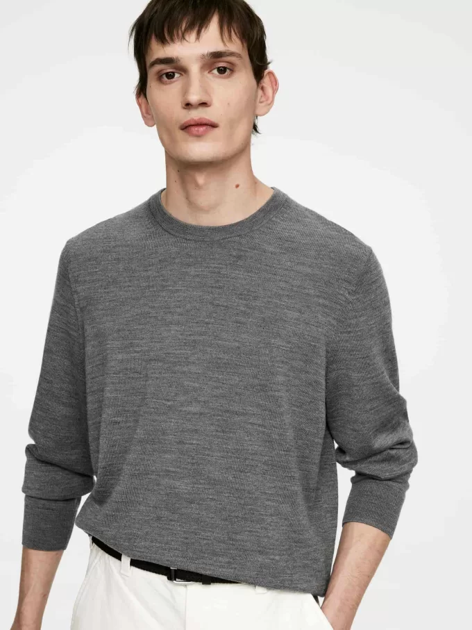 Feinstrickpullover aus Merinowolle