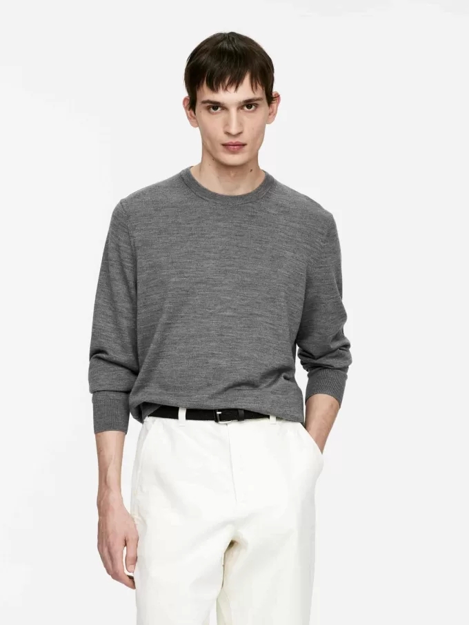 Feinstrickpullover aus Merinowolle