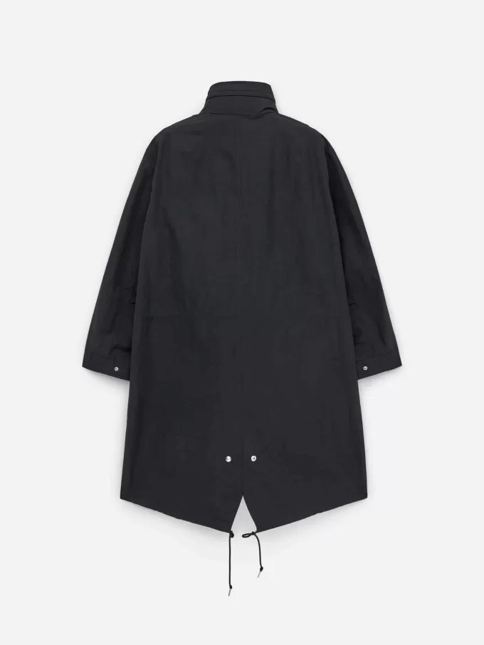 Fischschwanzparka aus Nylon