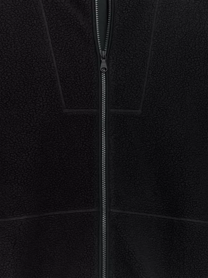 Fleecejacke mit Reißverschluss