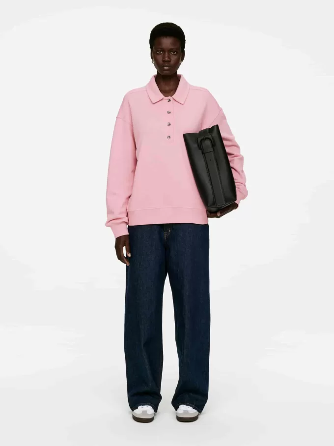 French-Terry-Poloshirt