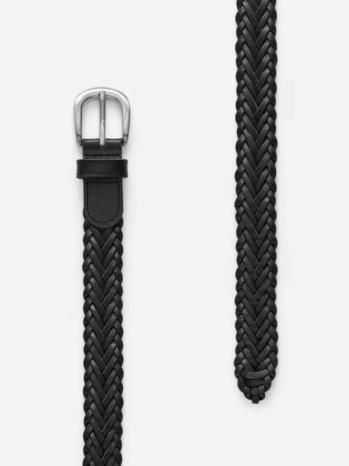 Geflochtener Ledergürtel