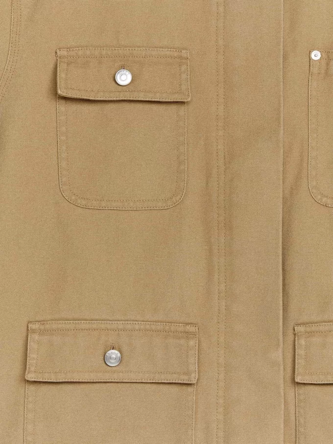 Gefütterte Canvas-Jacke Gefütterte Canvas-Jacke