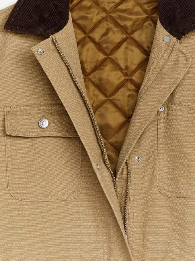 Gefütterte Canvas-Jacke Gefütterte Canvas-Jacke