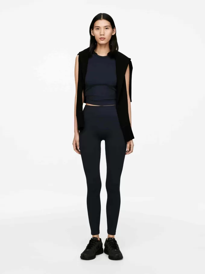 Gerippte nahtlose Strumpfhose Gerippte nahtlose Strumpfhose