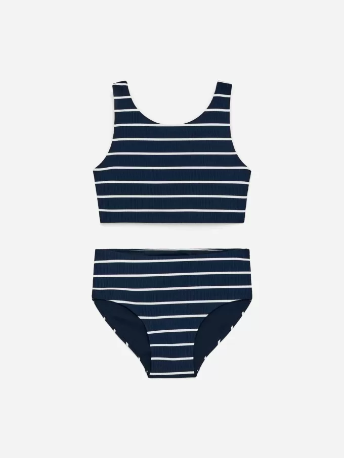 Gerippter Bikini UPF50+