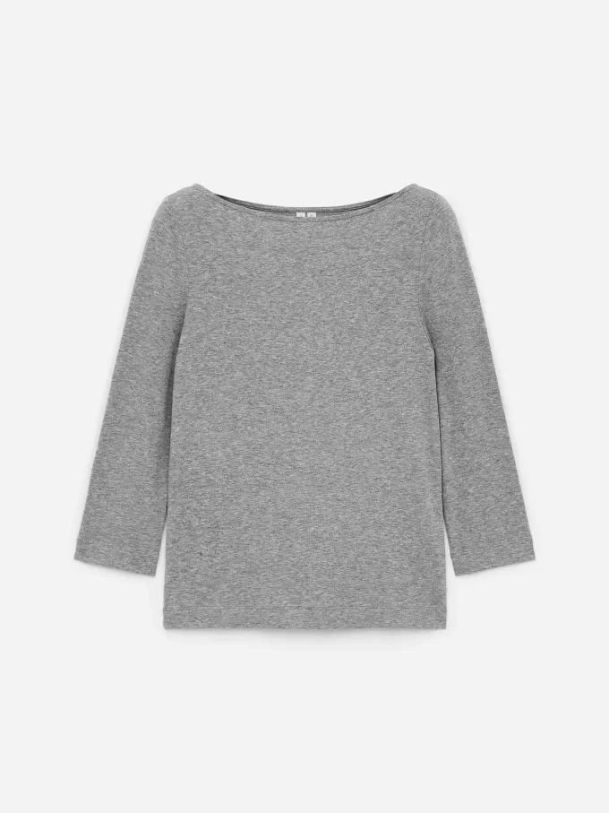 Geripptes Oberteil aus Lyocell Geripptes Oberteil aus Lyocell