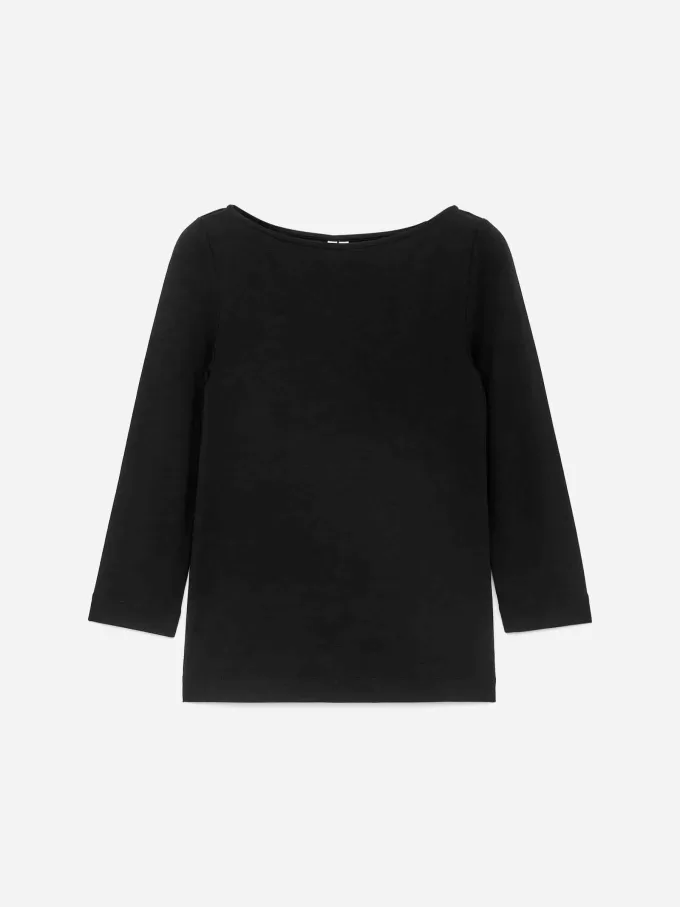 Geripptes Oberteil aus Lyocell