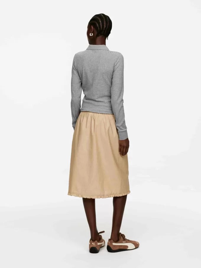 Geripptes Poloshirt Geripptes Poloshirt