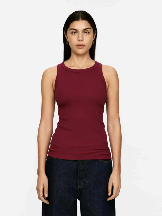 Geripptes Racer-Tanktop