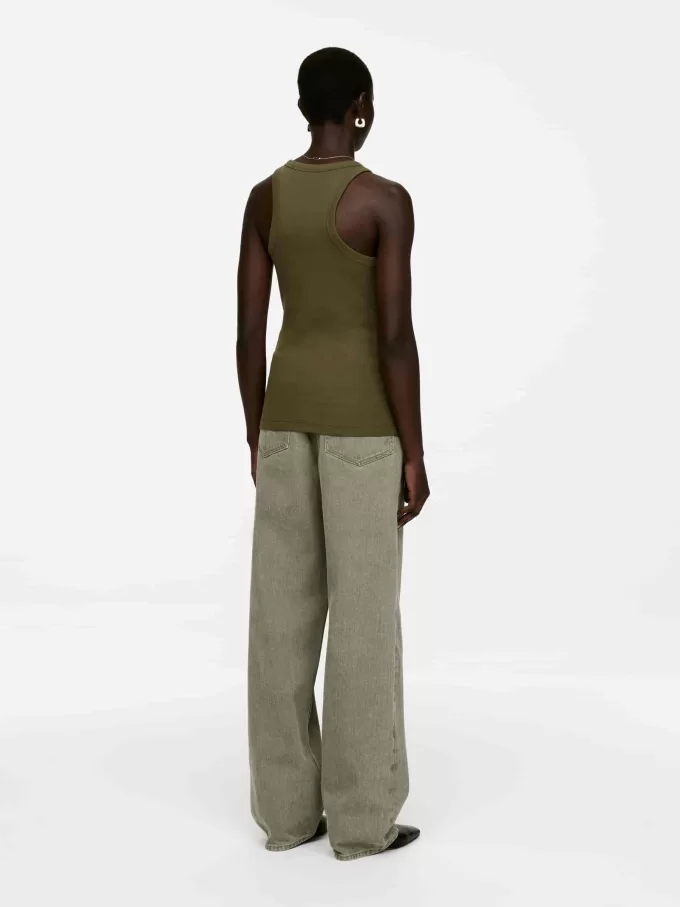 Geripptes Racer-Tanktop