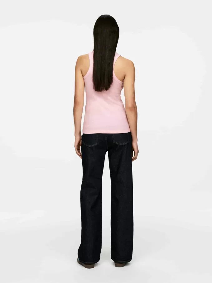 Geripptes Racer-Tanktop Geripptes Racer-Tanktop