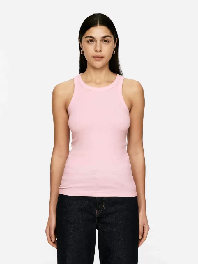 Geripptes Racer-Tanktop Geripptes Racer-Tanktop