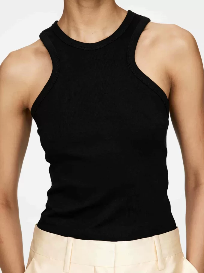 Geripptes Racer-Tanktop