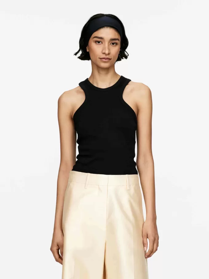 Geripptes Racer-Tanktop