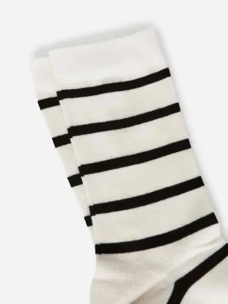 Gestreifte Baumwollsocken