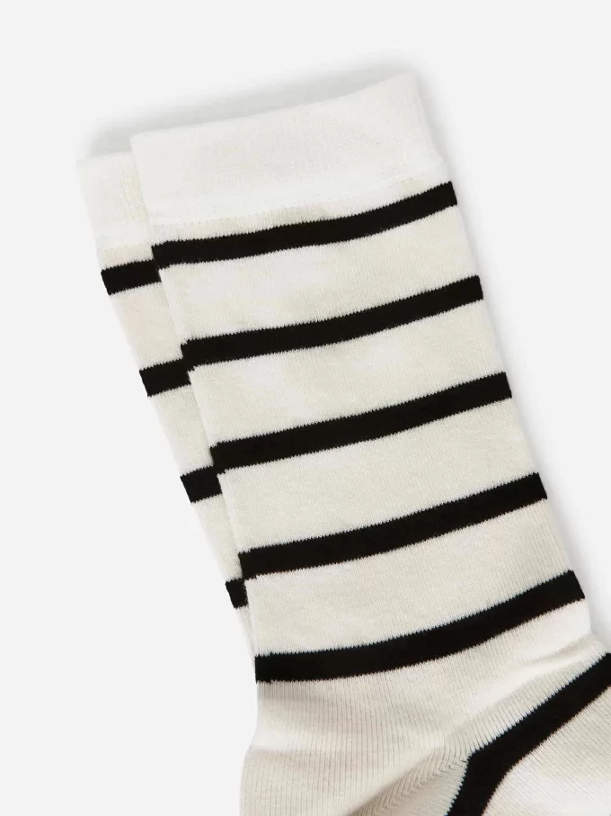 Gestreifte Baumwollsocken