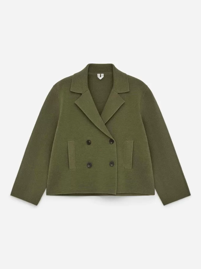 Gestrickte Baumwolljacke