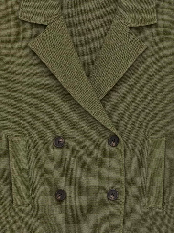 Gestrickte Baumwolljacke