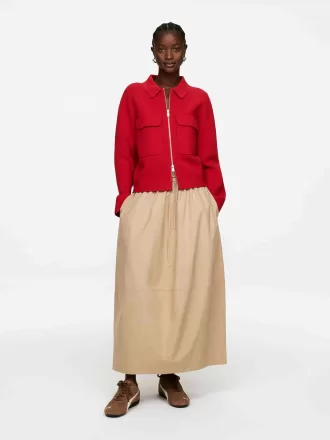 Gestrickte Baumwolljacke