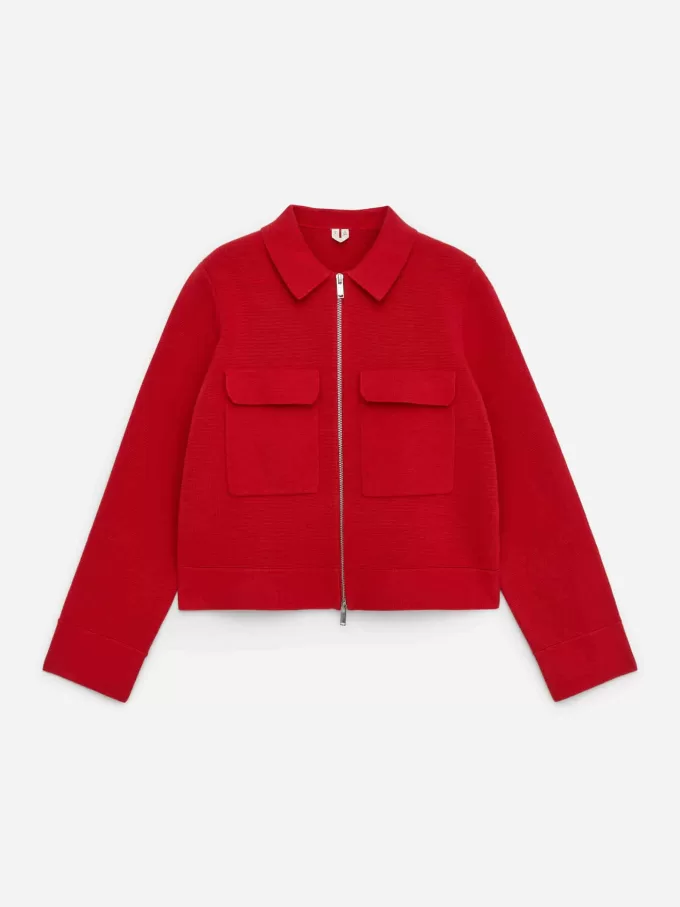 Gestrickte Baumwolljacke Gestrickte Baumwolljacke