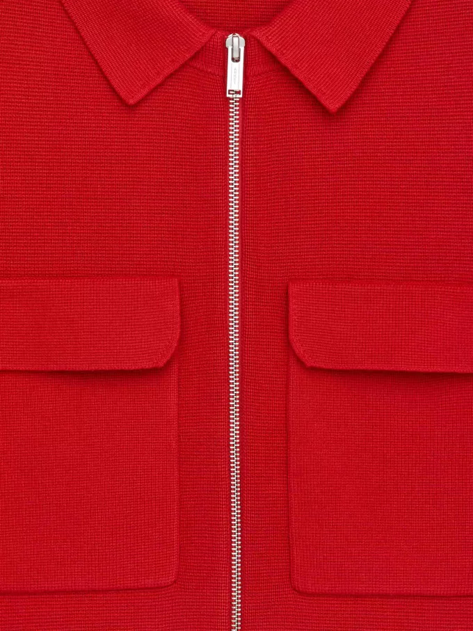 Gestrickte Baumwolljacke Gestrickte Baumwolljacke