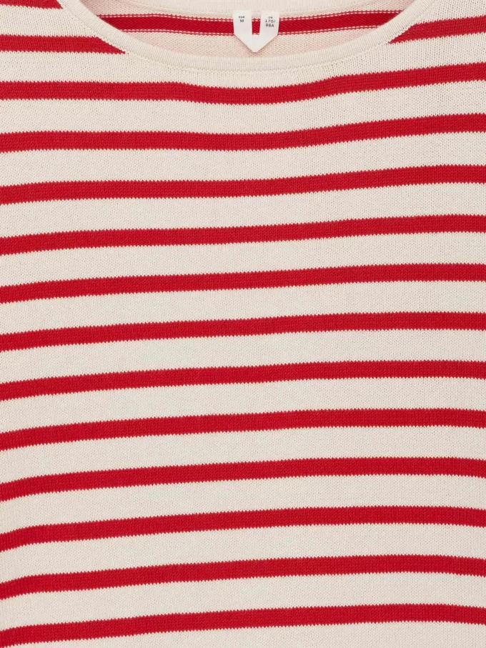 Gestrickter Baumwollpullover